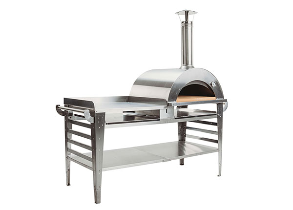 Печь для пиццы с основанием Pizzo-XL-set-Inox