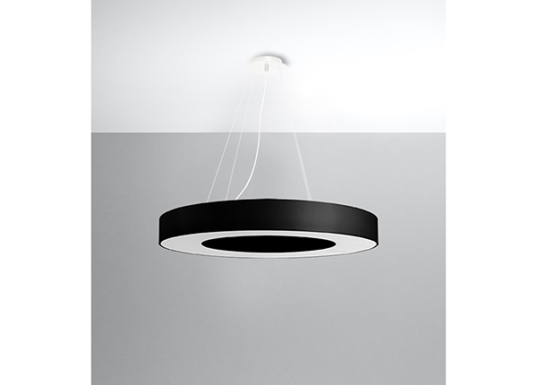 Подвесной светильник Saturno slim 70 cm, черный