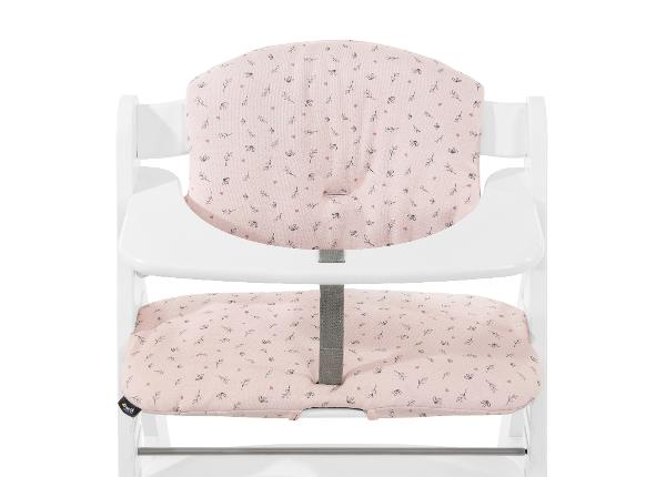 Подушки для стульчика для кормления Hauck Select Alpha Jersey розовый в цветочек