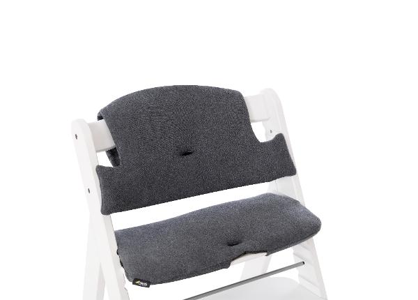 Подушки для стульчика для кормления Hauck Select Alpha Jersey тёмно-серый