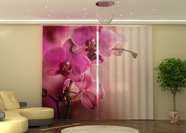 Полузатемняющая штора Purple Orchid