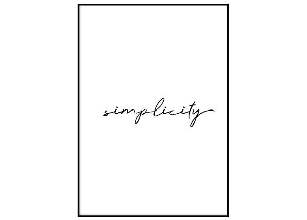 Постер Simplicity 21x30 см