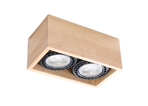 Потолочный светильник Quatro 2, натуральное дерево