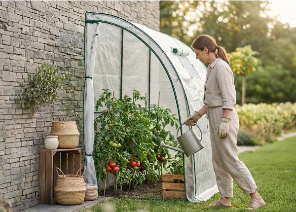 Пристенная теплица 2 м²