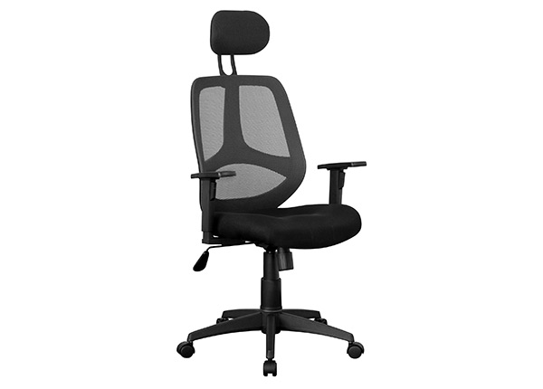 Рабочий стул Florence с обивкой, черный