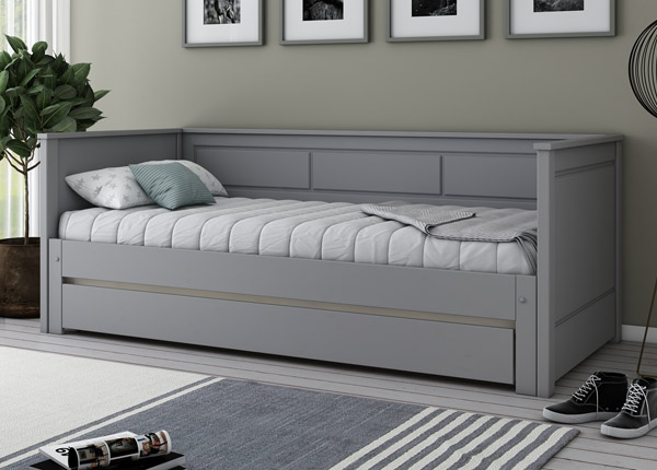 Раскладная кровать Robin 90/180x200 cm, серый