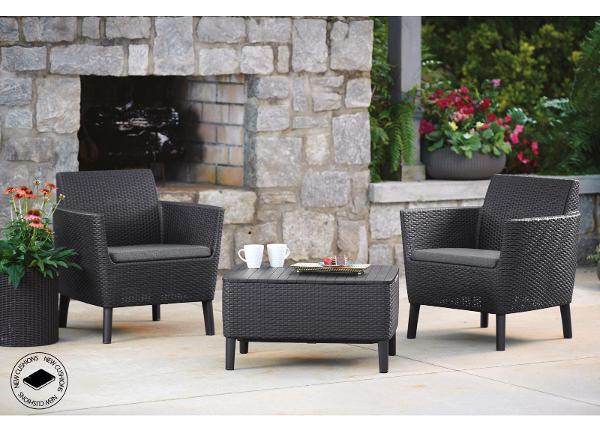 Садовое кресло Keter Salemo 2 шт, графит