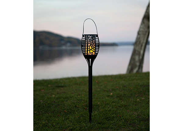 Садовый светильник-факел на солнечной батарее 3в1