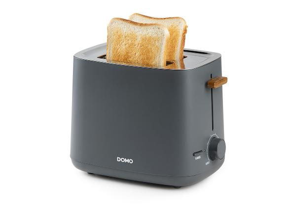 Тостер Domo 1000Вт, антрацитовый