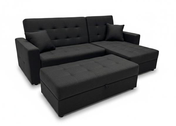 Угловой диван Claire + пуф