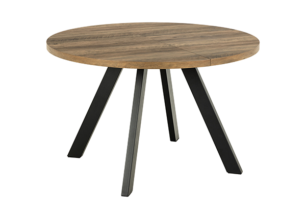 Удлиняющийся обеденный стол Saida Ø120/210x75 cm