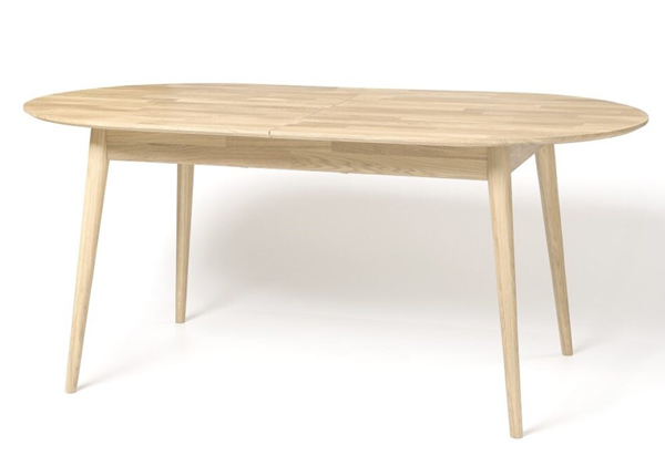 Удлиняющийся обеденный стол Scan 170-210x90 cm, белое масло