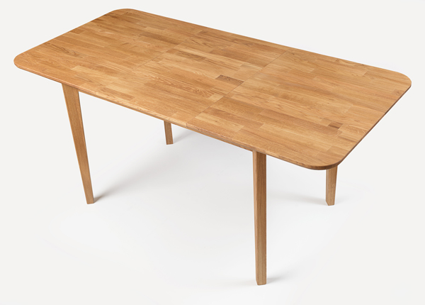 Удлиняющийся обеденный стол из дуба Frans 1P 120-160x80 cm