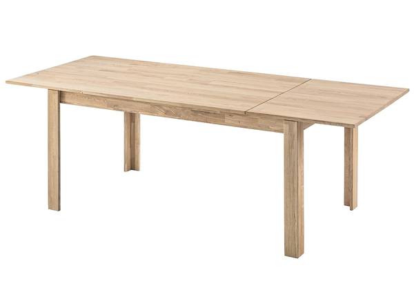 Удлиняющийся обеденный стол из дуба Liina 140-200x90 cm