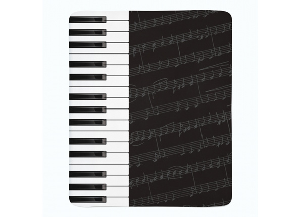 Флисовый плед Piano Keys 130x150 см