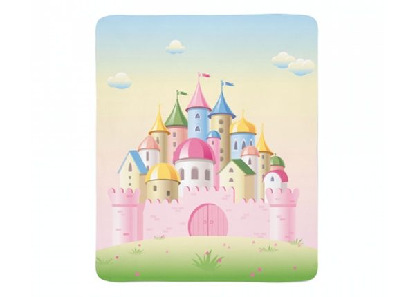 Флисовый плед Pink Castle 130x150 см