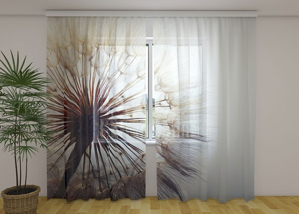 Шифоновая фотоштора Dandelion 240x220 cm
