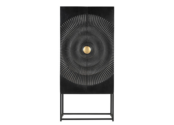 Шкаф Black Smooth 75 см