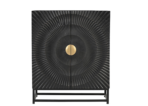 Шкаф Black Smooth 75 см