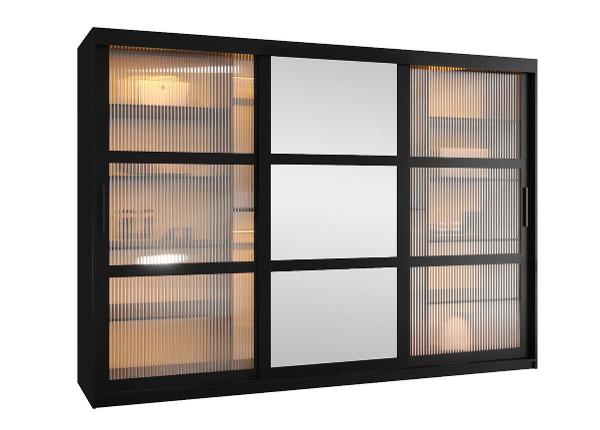 Шкаф-купе Flutes 250 см + LED