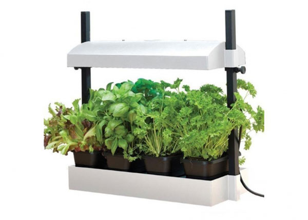 Ящик для предварительного выращивания с подсветкой Micro Grow Light Garden 2x24 Вт, белый