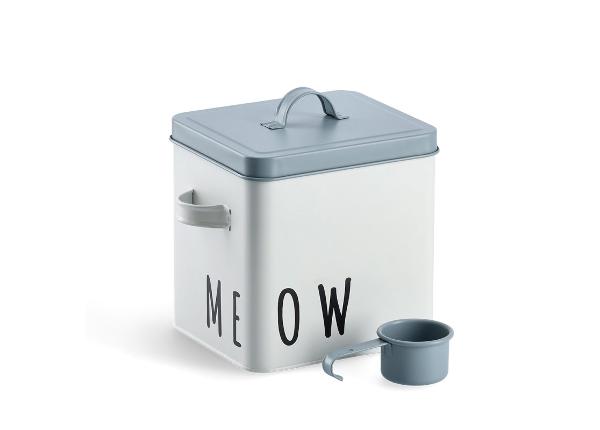 Ящик для хранения Meow, белый/синий