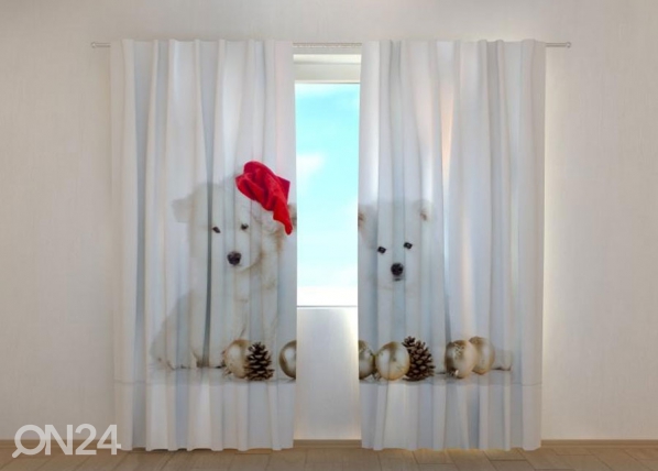 Pimennysverho Christmas Puppiess 240x220 cm, Wellmira