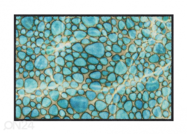 Matto Turquoise Stone 50x75 cm, Salonloewe