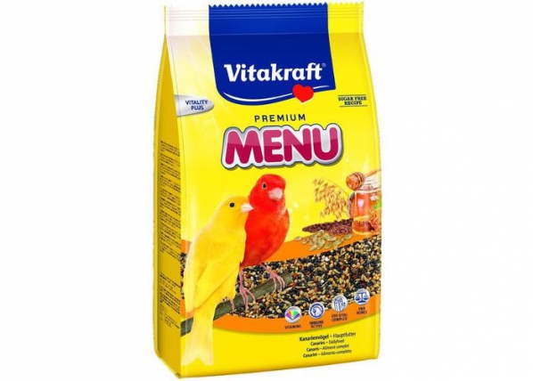 Kanarialintujen kuivaruoka premium menu 500 g, VITAKRAFT CHOVEX S.R.O