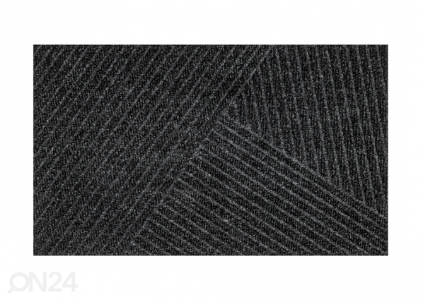 Ovimatto Dune Stripes dark grey 45x75 cm, Kleen-Tex