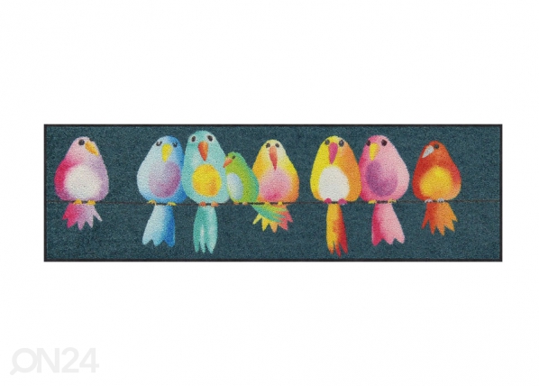 Ovimatto Rainbow Birds 30x100 cm, Salonloewe