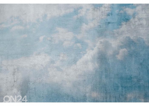 Fleece-kuvatapetti Blue Clouds Abstract 375x250 cm, ED