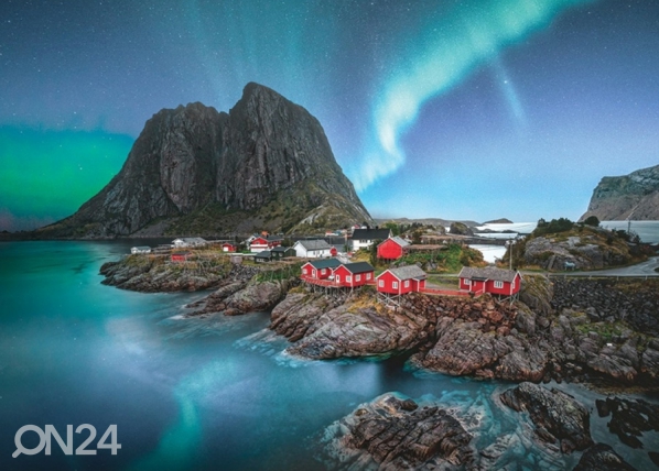 Non-woven kuvatapetti North Light in Lofoten Norway 368x254 cm, ED