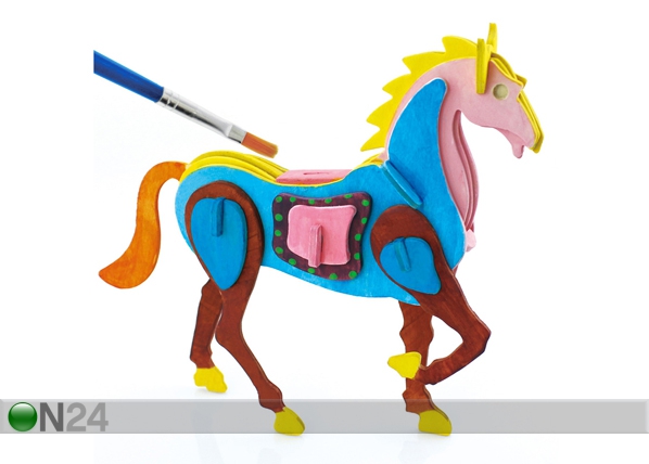 3D pusle Värviline hobune