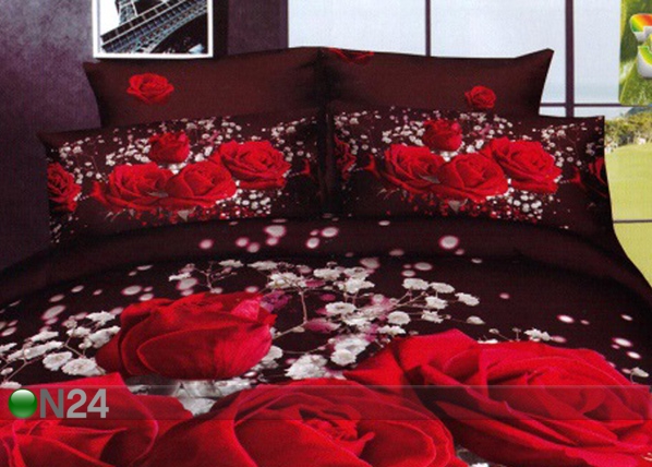 3D voodipesu Punane Roos