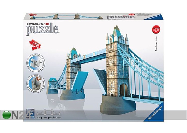 3D пазл Tower Bridge 216 шт.