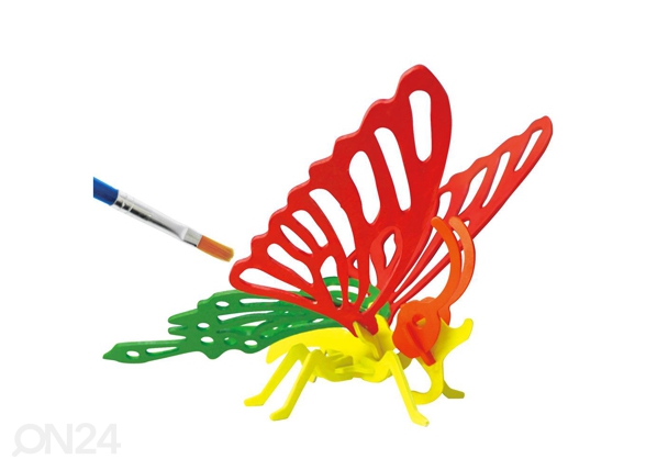 3D пазл Цветная бабочка