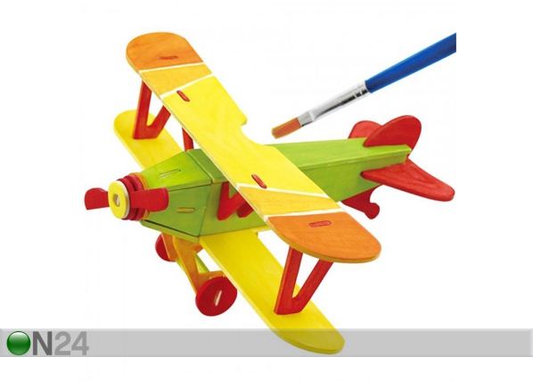 3D пазл Цветной самолет