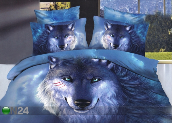 3D постельное белье Волк