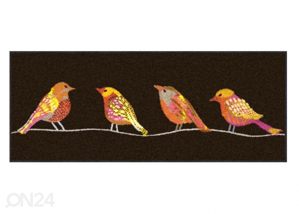 Kynnysmatto Bird Talk 30x75 cm, Salonloewe