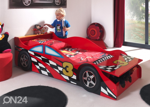 Sänky RACE CAR 70x140 cm, Vipack