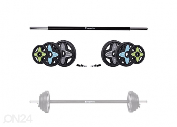Bodypump komplekt kang + raskused Pumpstar 2 20kg