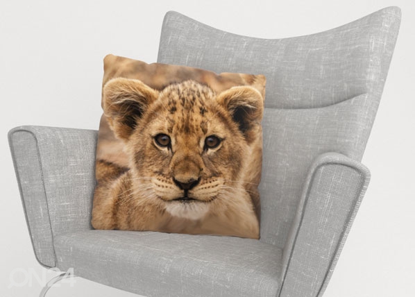 Dekoratiivpadjapüür Cute lion 45x45 cm