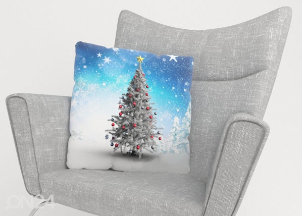 Dekoratiivpadjapüür White Christmas Tree 40x60 cm