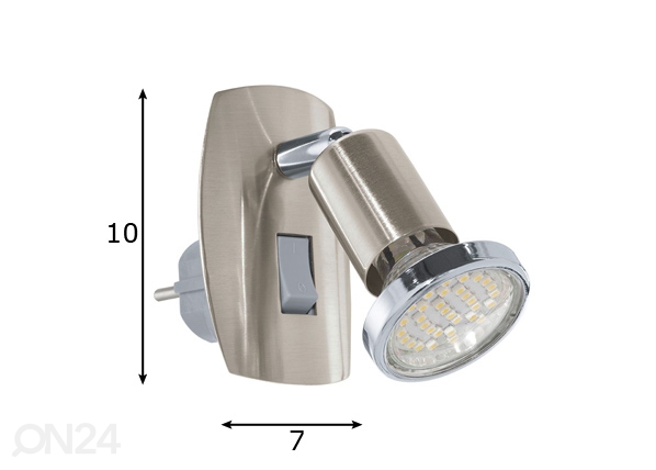 Eglo направляемый светильник Mini размеры