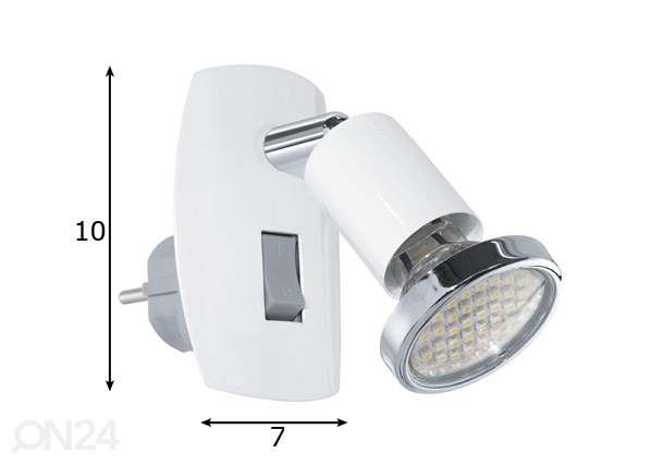 Eglo направляемый светильник Mini размеры