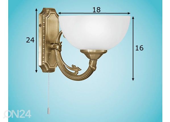 Eglo настенный светильник Savoy размеры