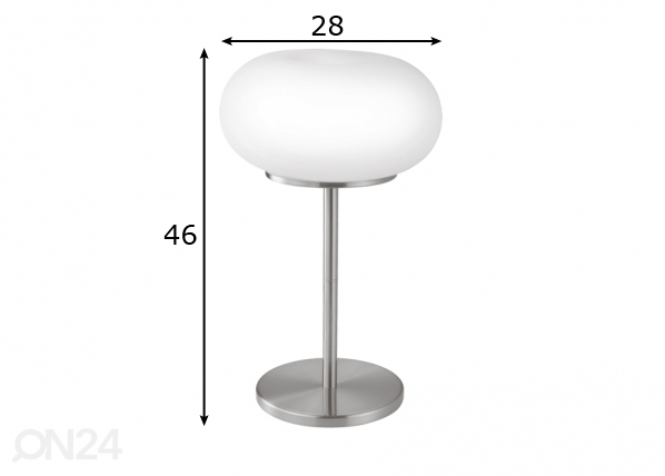 Eglo настольная лампа Optica размеры