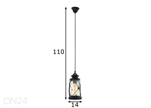 Eglo подвесной светильник Bradford размеры