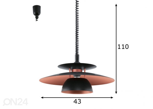 Eglo подвесной светильник Brenda размеры
